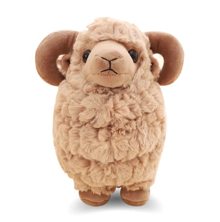 Simulation de mouton en peluche Animal en peluche agneau chèvre poupée jouets bébé enfants cadeau maison Decora livraison directe