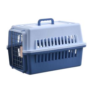 Grande cane blu cuccia da viaggio nido portatile trasportino per animali da compagnia Organizer gabbia rigida per gatti con animali - Product Image 4