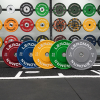 Plaques de protection en caoutchouc avec logo personnalisé, équipement de fitness commercial robuste pour salle de sport