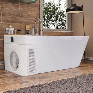 Iceglax 1hp Unité combinée baignoire et refroidisseur en acrylique pour bain froid, contrôlée par Wi-Fi local - Product Image 1