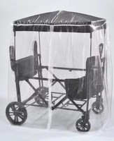 Moustiquaire pour poussette, universelle pour chariot pliable 4 places, filet anti-insectes d'extérieur, disponible en blanc, rose et noir