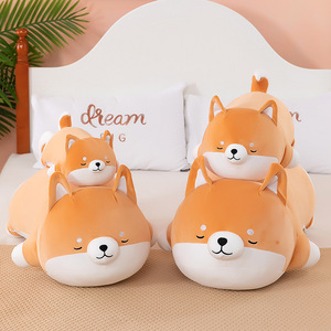 Peluche de <span class=keywords><strong>Shiba</strong></span> <span class=keywords><strong>Inu</strong></span> y Corgi Kawaii en Oferta, Juguete de Peluche Suave Relleno de Algodón PP, Almohada para Dormir - Product Image 2