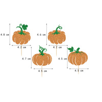 Herbst Thanksgiving Kürbis Cupcake Karte für Baby Shower Kuchen Dekoration Festliche Weihnachten und Ostern Thema