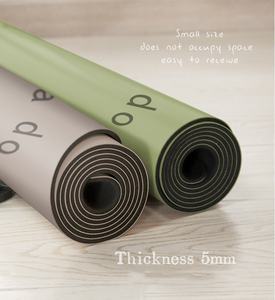 Expert Fitness Esterilla de Yoga de goma PU semiredonda Antideslizante Absorción de impactos con bolsa de estudio en casa silenciosa 5mm de espesor - Product Image 4