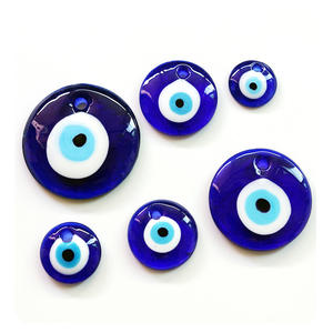 El Ojo del <span class=keywords><strong>Diablo</strong></span> Turco, Colgante de Cristal Fundido Hecho a Mano, Amuleto Turco Nazar, Colgante Personalizado de Cristal con Ojos Azules contra el Mal, Decoración para el Hogar - Product Image 4