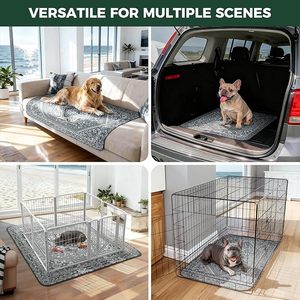 Lot de 2 tapis d'entraînement lavables pour <span class=keywords><strong>chiens</strong></span>, absorbants, réutilisables, tapis d'entraînement pour <span class=keywords><strong>chiots</strong></span>, tapis antidérapants pour <span class=keywords><strong>chiots</strong></span>, tapis de propreté pour <span class=keywords><strong>chiots</strong></span>, 18 x 24 pouces - Product Image 5