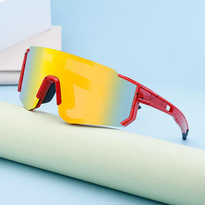 Lunettes de soleil de cyclisme d'extérieur ZS-6802P, monture PC, polarisées UV400, unisexe, protection solaire pour le cyclisme et la randonnée - Product Image 1