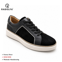 RADOLFA – Baskets élégantes grande taille pour hommes, style décontracté chic, légères, rehaussantes, tendance, pour la marche