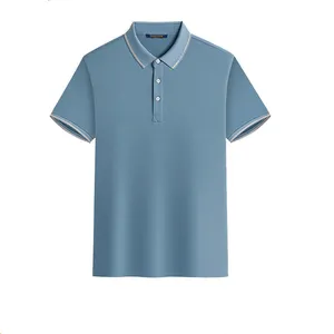 Polo chino de alta calidad de talla grande 3Xl 4Xl para hombre, Camiseta de algodón piqué