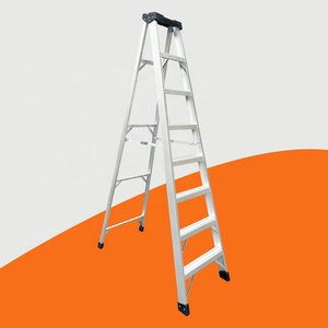 Prix bon marché pour la décoration utiliser Escalera simple face pliable en <span class=keywords><strong>aluminium</strong></span> <span class=keywords><strong>escabeau</strong></span> - Product Image 5