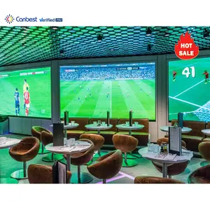 P2.5 2.5Mm Art Ledwall Store Club Led Display Screen On Back Wall Pantallas Led Para Publicidad Interior