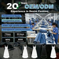 Robe longue en jean bleu foncé élégante sur mesure, style corset, avec surpiqûres contrastantes, coupe évasée, vente en gros OEM/ODM