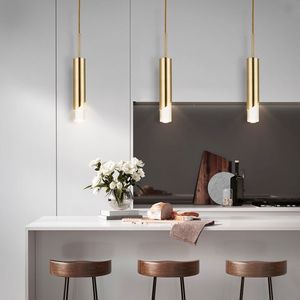 Lampadario Moderno <span class=keywords><strong>a</strong></span> <span class=keywords><strong>Sospensione</strong></span> in Acrilico Tubolare Lungo Illuminazione <span class=keywords><strong>a</strong></span> LED in Metallo Dorato Semplice <span class=keywords><strong>Lampada</strong></span> <span class=keywords><strong>a</strong></span> <span class=keywords><strong>Sospensione</strong></span> per Hotel - Product Image 2