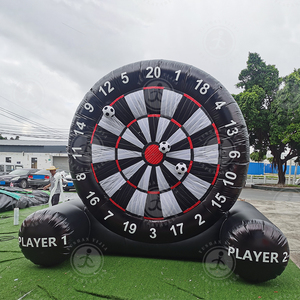 Cible <span class=keywords><strong>de</strong></span> <span class=keywords><strong>jeu</strong></span> gonflable géante en PVC pour enfants et adultes, style château, pour football, soccer, golf, fléchettes - Product Image 2
