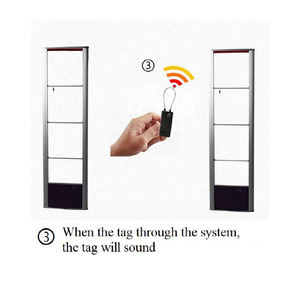 Étiquette <span class=keywords><strong>antivol</strong></span> EAS à double/triple alarme haute sécurité, capteur auto-alarmant, étiquette magnétique, câble de sécurité EAS pour présentoir - Product Image 4