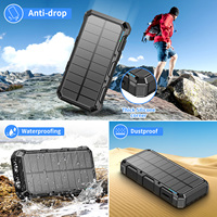 Oraimo 36000mah 15w Chargeur mobile à charge rapide Powerbank Léger Portable Ce Étanche Câble Solaire Power Bank sans fil 20000mah