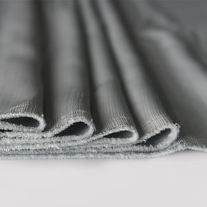 Fil flammé solide <span class=keywords><strong>Doupion</strong></span> imité soie occultant drapé 100% Polyester pour la décoration intérieure antistatique salon rideau <span class=keywords><strong>tissu</strong></span> - Product Image 6