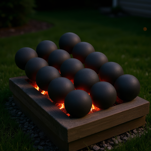 Bolas de Cerámica para Chimenea, 3 Pulgadas, 15 Piezas, Reutilizables, para Fogatas, Accesorio para Calentadores de Exterior - Product Image 2