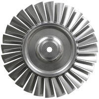 Rotor à pales intégrées sur mesure usiné CNC 5 axes de précision en acier inoxydable/aluminium pour turbocompresseur aérospatial
