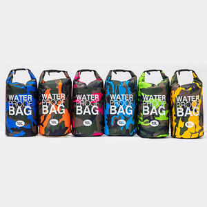 Sac de rangement extérieur léger camouflage, imperméable et pliable, avec bandoulière simple/double, pour la randonnée et les activités de plein air - Product Image 1