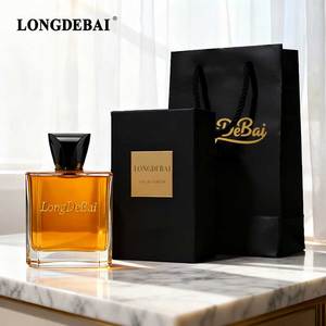 Flacon de parfum vide rectangulaire premium à sertir, 30ml 50ml 100ml, flacon en verre transparent pour homme - Product Image 2