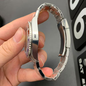 Montre Chronographe Mécanique Automatique de Luxe pour Homme, Boîtier Creux en Acier Fin 41mm, Lumineuse, Bracelet Plongeur Personnalisé 20mm - Product Image 4