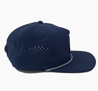YUEXIN Topi Olahraga Pria dan Wanita, Topi Snapback Berlubang Laser 5 Panel Performa Tahan Air Kustom untuk Pria dan Wanita