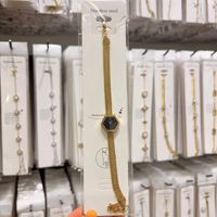 Gelang Jam Tangan Rantai Baja Anti Karat Tahan Air Grosir, Bebas Noda, dengan Pesona Angka Romawi dan Motif Kunci Yunani