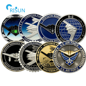 Moneda Conmemorativa Personalizada de Aviación, Avión de Combate Bombardero B2 B-2 de la Fuerza Aérea de los Estados Unidos, Medallón de Avión, Moneda de Desafío B2 - Product Image 1