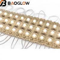 Modules LED étanches IP65 pour extérieur, AC 220V SMD 2835 2W, blanc chaud/froid, modules LED injectés pour enseignes et éclairage publicitaire