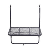 Table de bar de balcon pour garde-corps, rail de suspension extérieur pour terrasse, petit bureau de service pliable à hauteur réglable et peu encombrant pour Pati