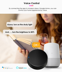 อินฟาเรดสีดำกลม WIFI IR รีโมทคอนโทรลสากล Tuya แอปชีวิตอัจฉริยะควบคุมอุปกรณ์ในบ้านจากระยะไกล - Product Image 4
