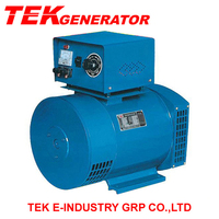 ST-10 ST10 10kw 4 pôles 1500 tr/min fil de cuivre enroulement Excitation 1 phase troisième harmonique alternateur générateur fabricant OEM