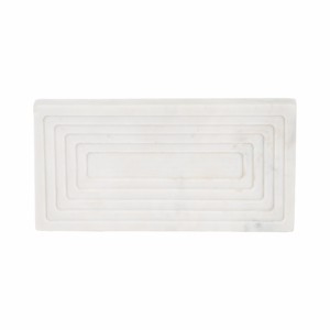 Vassoio in Marmo Decorativo Rettangolare, Centrotavola Moderno per Tavolino da Caffè, Decorazione per la Casa - Product Image 1