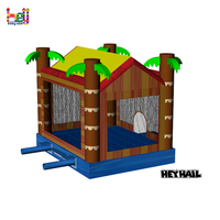 Château gonflable régulier de 13 x 13 pieds, intérieur/extérieur, en PVC, pour enfants