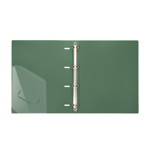 Vente directe usine : Classeur à 4 anneaux en plastique PP format industriel pour <span class=keywords><strong>bureau</strong></span>, avec logo personnalisé, pour feuilles mobiles - Product Image 2
