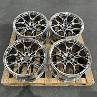 Jantes en alliage forgé 18 19 20 pouces, jantes personnalisées concaves 5x112 5x120 chromées pour X5 A6 Q7 RS6 911 Panamera Cayenne 488