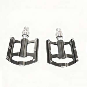 Nouvelle pédale de vélo ultralégère 9/16 en alliage d'aluminium CNC Cr-Mo 3 roulements étanches antidérapants pour vélo <span class=keywords><strong>Brompton</strong></span>, vélos de route et BMX - Product Image 6