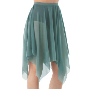 Falda <span class=keywords><strong>de</strong></span> <span class=keywords><strong>Ballet</strong></span> MiDee con Dobladillo <span class=keywords><strong>de</strong></span> Pañuelo <span class=keywords><strong>para</strong></span> Mujeres Adultas, Cintura Elástica Sin Bragas <span class=keywords><strong>para</strong></span> Actuaciones en Escenario y Entrenamiento en Estudio - Product Image 3