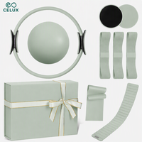 Ensemble d'accessoires de yoga et de pilates Cellux Custom Sage Green pour la maison et le studio