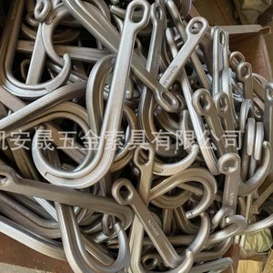 ตะขอรูปตัว J ขนาดใหญ่ 8 นิ้ว 15 นิ้ว ชุบสังกะสี สำหรับอุปกรณ์ยกและรอก - Product Image 2