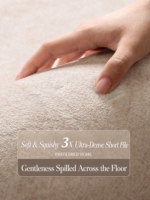 Cashmere-felling Carpet French Vintage Area Rug Anti-Fatigue Pet Friendly Rugs for Bedroom Living Room Light Luxury Anti-slip