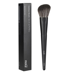Brocha de Maquillaje Vegana para Rubor, Pelo Sintético, Mango de Madera, Virola de Aluminio, Herramienta de Belleza - Product Image 4