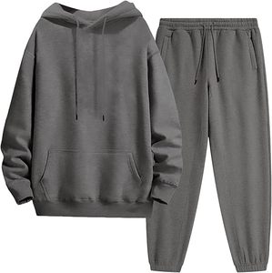 Chándales personalizados para <span class=keywords><strong>hombre</strong></span> Conjuntos de <span class=keywords><strong>chándal</strong></span> de 2 piezas Sudaderas con capucha de manga larga de lana Pantalones de Jogger Conjunto de jogging Atlético - Product Image 1
