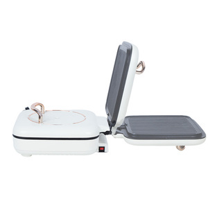 Piastra Elettrica Multifunzione Personalizzabile 2026 di Tendenza, con Superficie PTFE Rimovibile, Design Pieghevole Senza Fumo - Perfetta per <span class=keywords><strong>Panini</strong></span> Sani - Product Image 6
