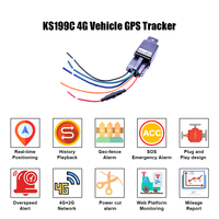 Dispositif de suivi GPS pour véhicule avec application Android GSM et prise en charge PC, coupure moteur à distance 4G pour la gestion de flotte