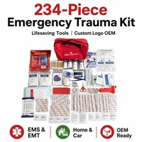 Grande trousse de premiers secours, trousse médicale complète, trousse portable pour les premiers intervenants, trousse de premiers secours pour la maison, la survie en plein air, vente en gros, trousse de premiers secours avec logo personnalisé