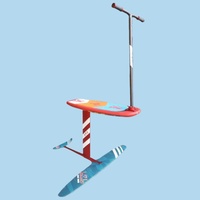 Planche à hydrofoil avec pompe de gonflage intégrée, guidon avant, scooter, planche à hydrofoil