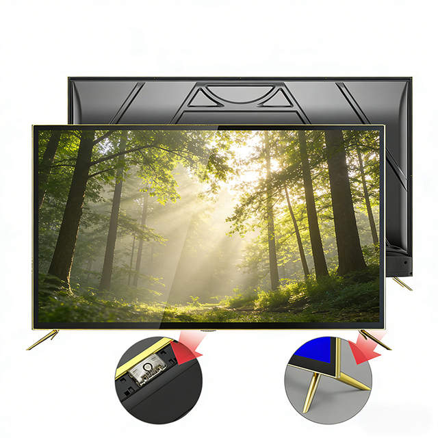 2026 New Design Ultra Thin 4K Smart Hotel TV with HDR & Wide Viewing Angle