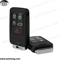 Boîtier de clé intelligente en gros 4/5 + 1 coque de bouton pour clés de véhicule Volvo sans logo